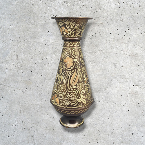 Kupfer vase 5cm hoch - ca., 23,5cm