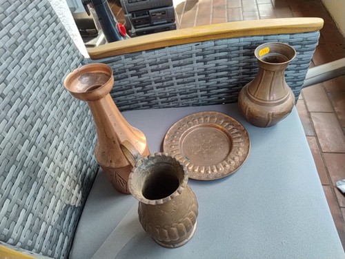Alte kupferkannen und vasen - alte,