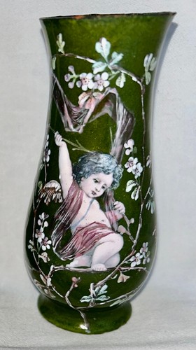 Antike vase emailmalerei - antike, vase,