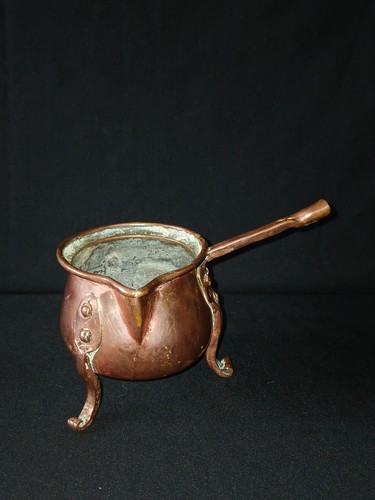 Gemarkte barocke kupferkanne - gemarkte,