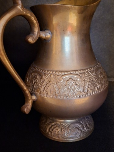 Messing vintage krug vase - vintage, krug/vase