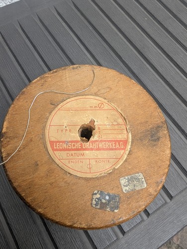 Antiker leonischer draht spule - leonischer,