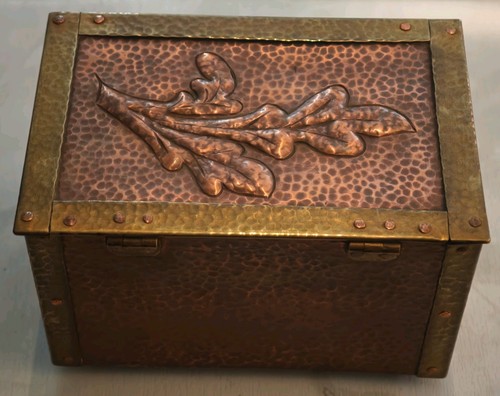 Alte kupfer box schatulle - alte,