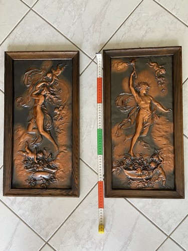 Kupfer relief wandbild - wandbild, im