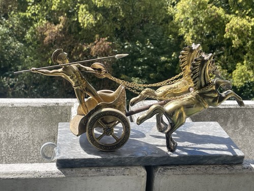 Vintage streitwagen mit - vintage,
