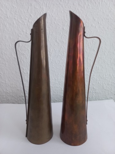Kupfer vase vintage gerader - kupfer,