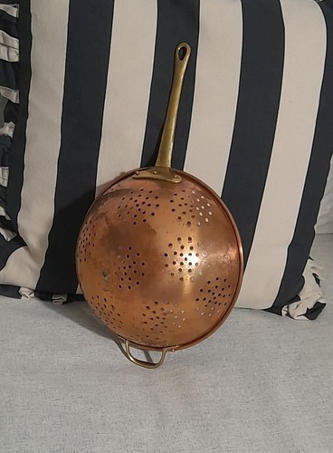 Vintage kupfersieb sieb - vintage,