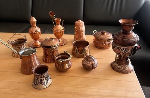 Orientalisches kupfer set - kupfer-set, –