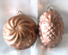 Kupfer Kuchenformen, zwei