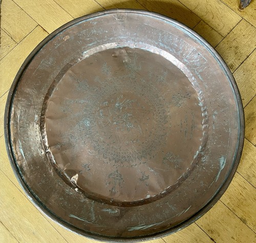 Kupfer tablett teller - teller, tisch