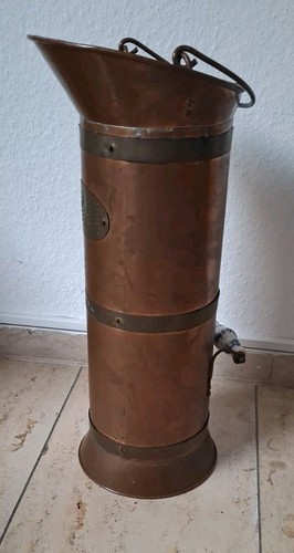Antiker kupfer schirmständer - antiker, kupfer-schirmständer