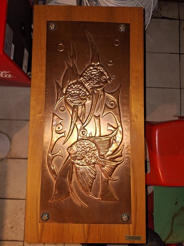 Kupfertreibarbeit fische - kupfertreibarbeit,