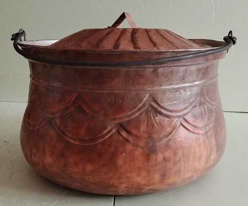 Vintage kupfer topf kessel - topf,
