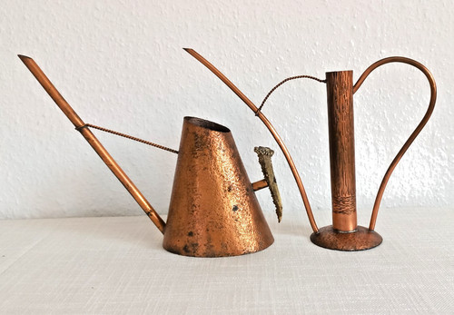 2er set kupfer - 2er, gießkannen