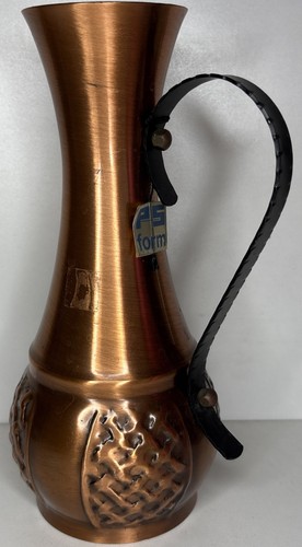 Alte kupfervase vintage - kupfervase,