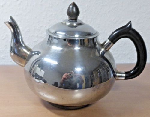 Teekanne art deco - , kupfer