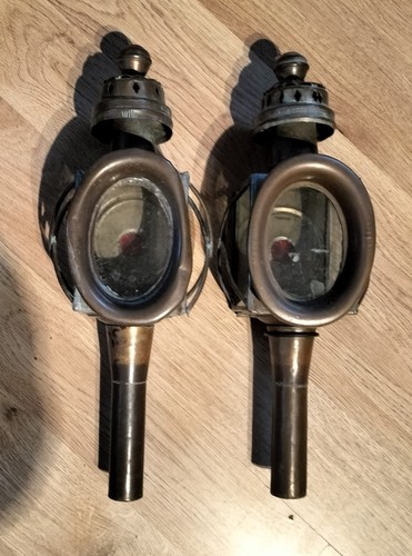 Kutschenlampen aus kupfer zwei - kutschenlampen,