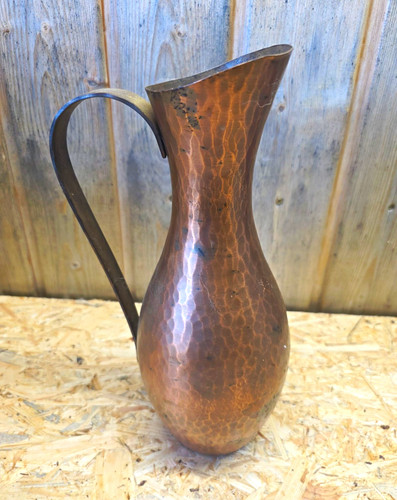 Kupferkanne antik hammerschlag - kupferkanne,