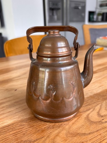 Vintage kupferkessel teekanne - vintage,