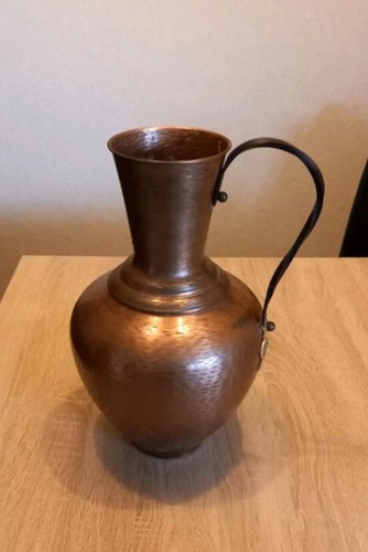 Vintage kupfer vase krug - kupfer,